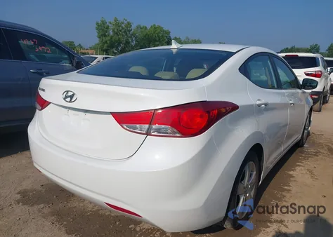 2013 Hyundai Elantra Gls из США, поврежденный, VIN 5NPDH4AE5DH259250